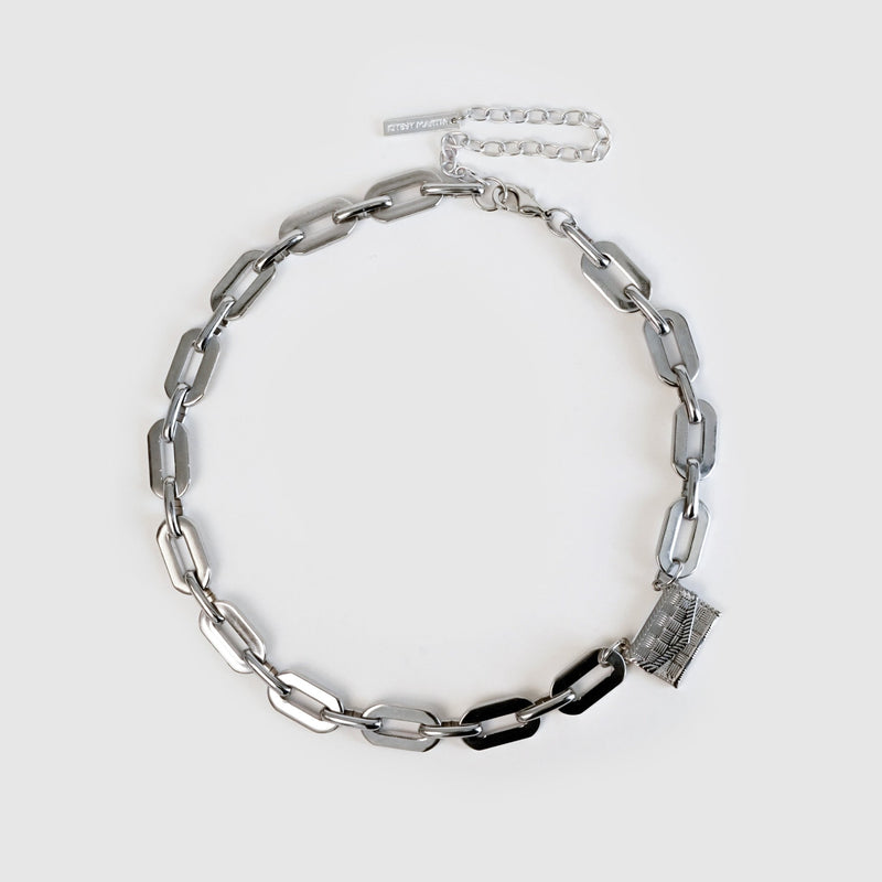 NECKLACE LA LETTRE D’AMOUR SILVERED