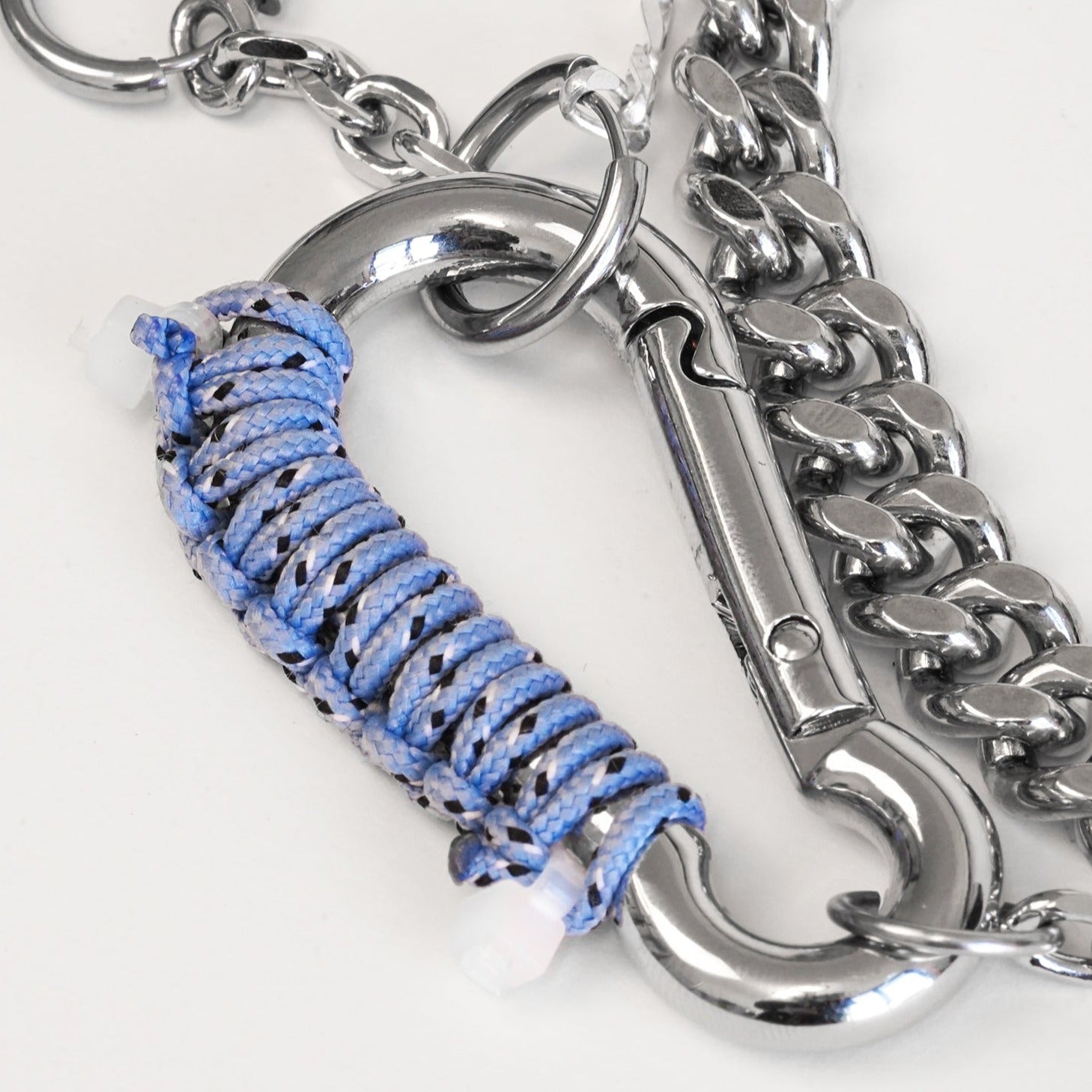 REAWAKENED NECKLACE LE WILLA SILVERED/BLUE