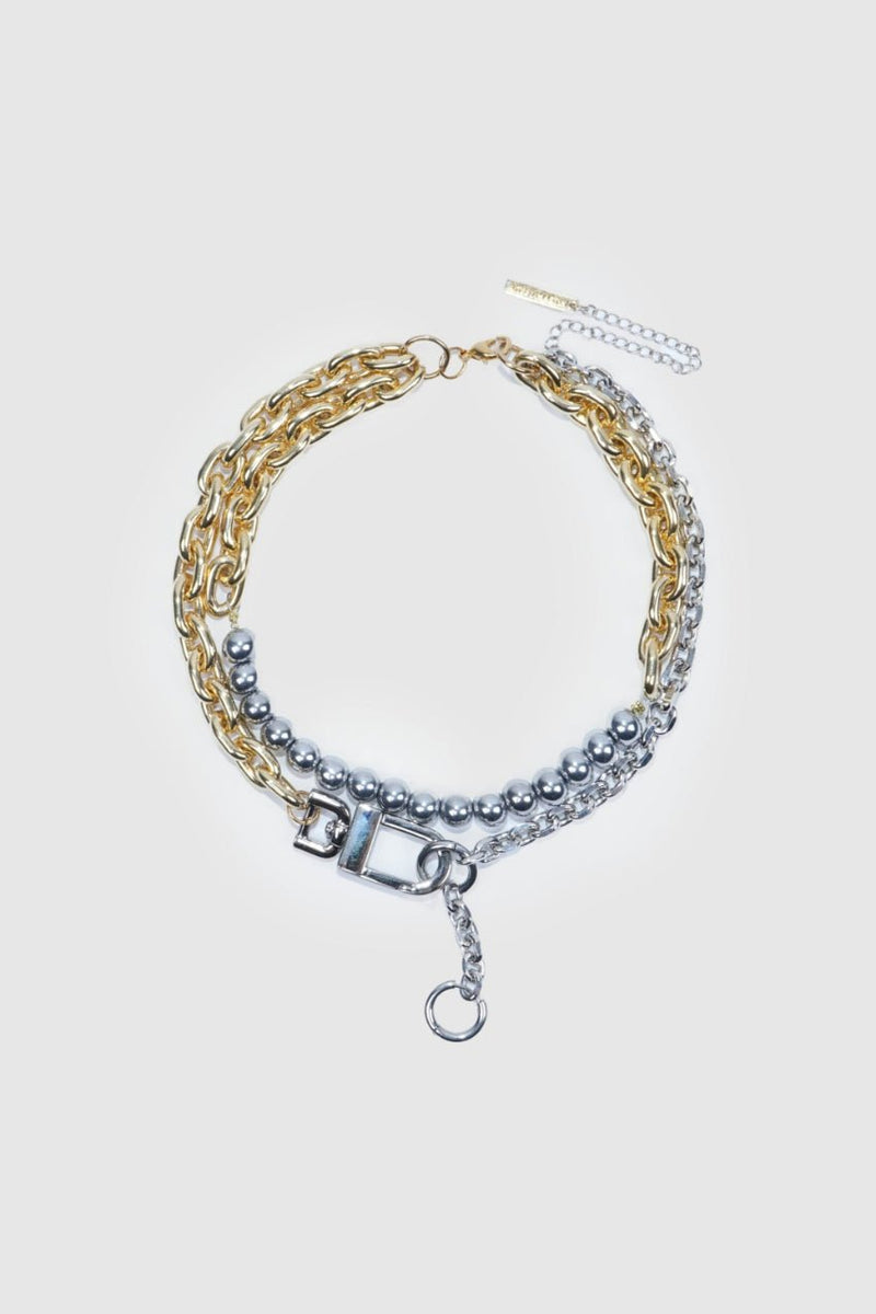 NECKLACE LE BALANCE GOLDEN/SILVERED